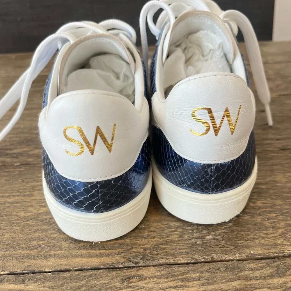 Stuart Weitzman Daryl snake Embossed sneakers